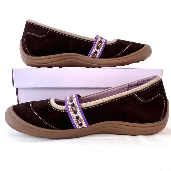Lands' End Mary Jane Slip-ons Terrain Lodge, Brown, #380875, Size 8, EC! - Picture 9 of 15